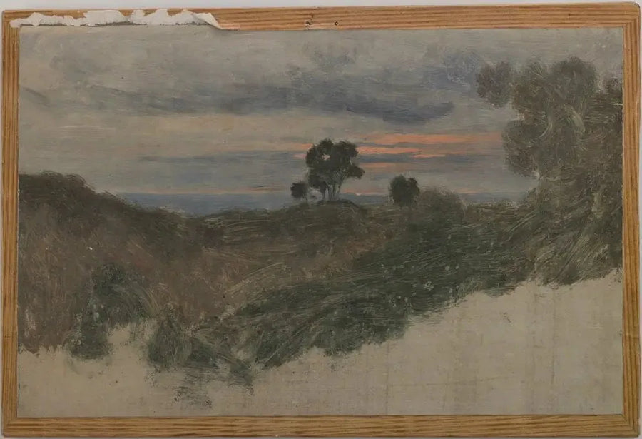 Em Olevano perto de Roma - Jean-Baptiste Camille Corot