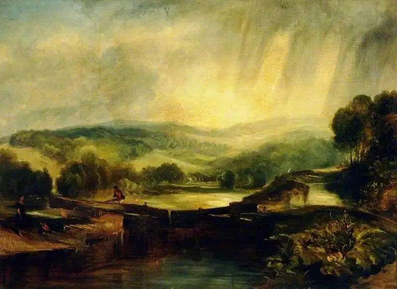 Uma Vista do Colne, Moor Park, Hertfordshire - J. M. W. Turner