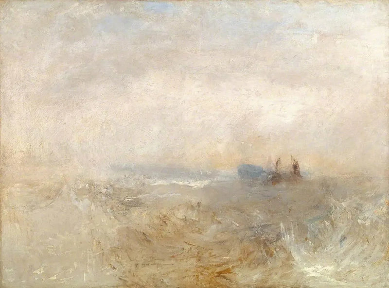 Um Naufrágio, com Barcos de Pesca - J. M. W. Turner