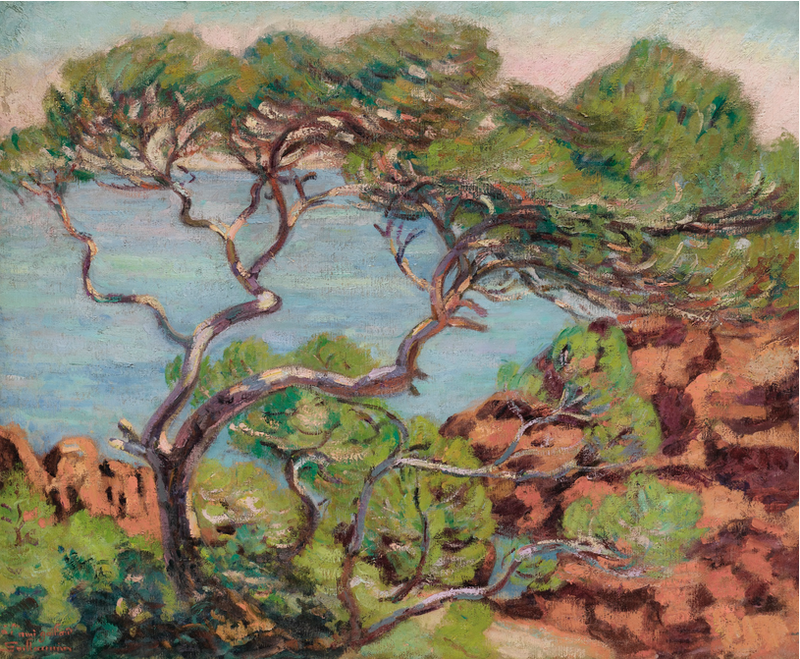 Aay, Paisagem do Sul - Armand Guillaumin