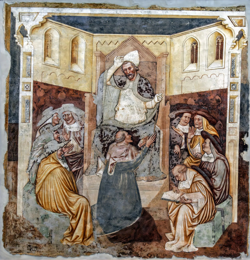 Abdicação do papa (Histórias de Santa Úrsula) - Tomaso da Modena