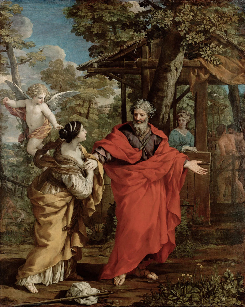 Abraão e Agar - Pietro da Cortona