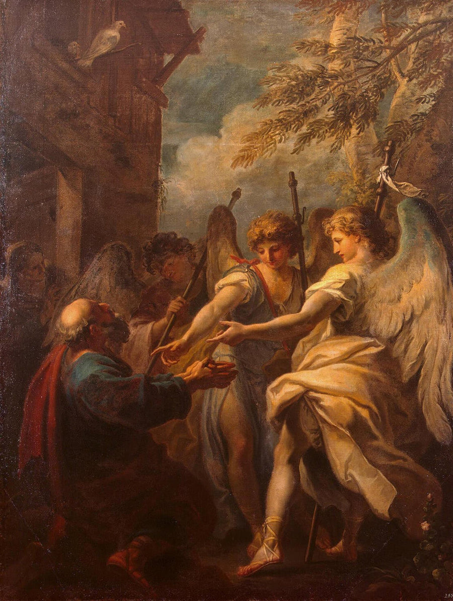 Abraão e os anjos - Sebastiano Ricci