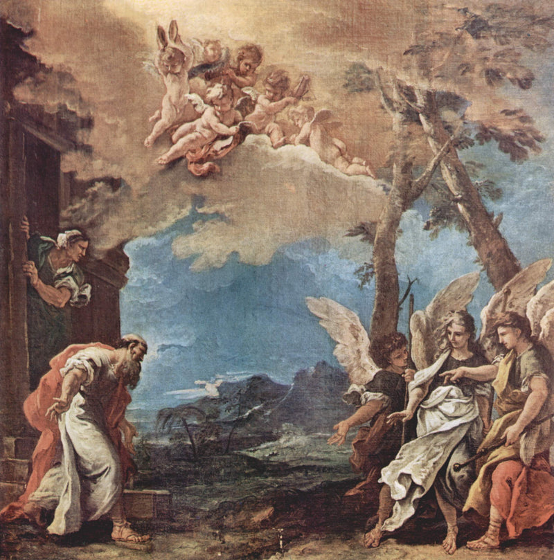 Abraão e os três anjos - Sebastiano Ricci