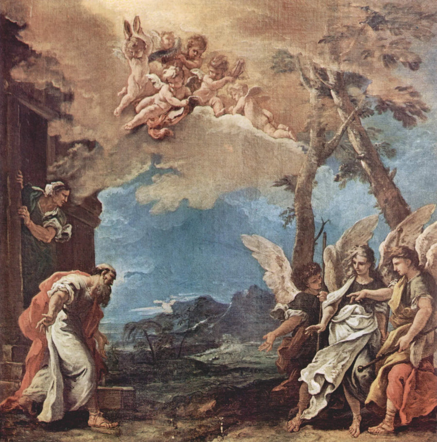 Abraão e os três anjos - Sebastiano Ricci
