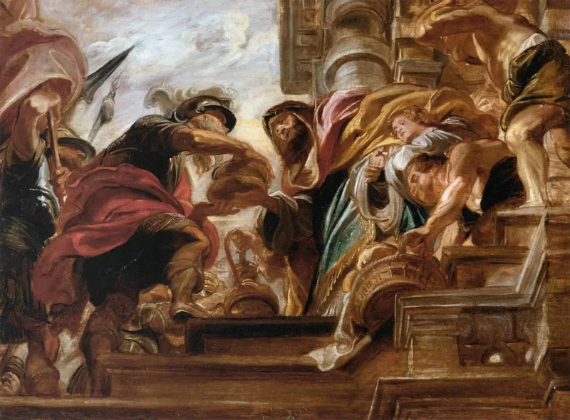 Abraão e Melquisedeque - Peter Paul Rubens