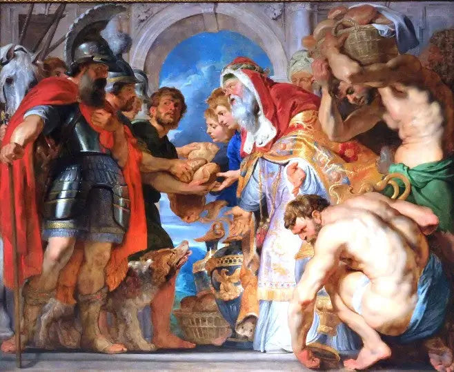 Abraão e Melquisedeque - Peter Paul Rubens