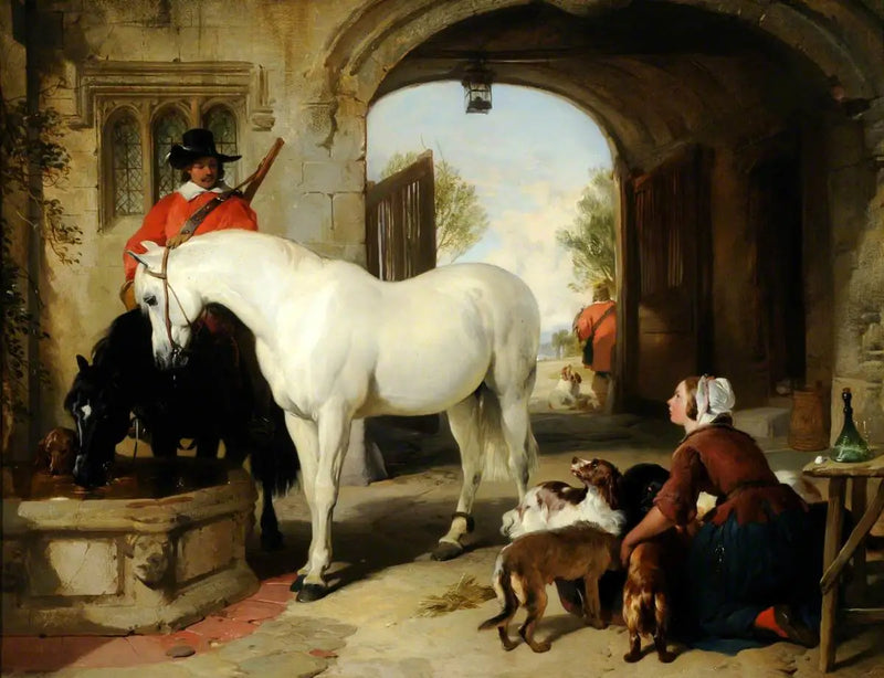 Abastecimento de cavalos - Edwin Henry Landseer
