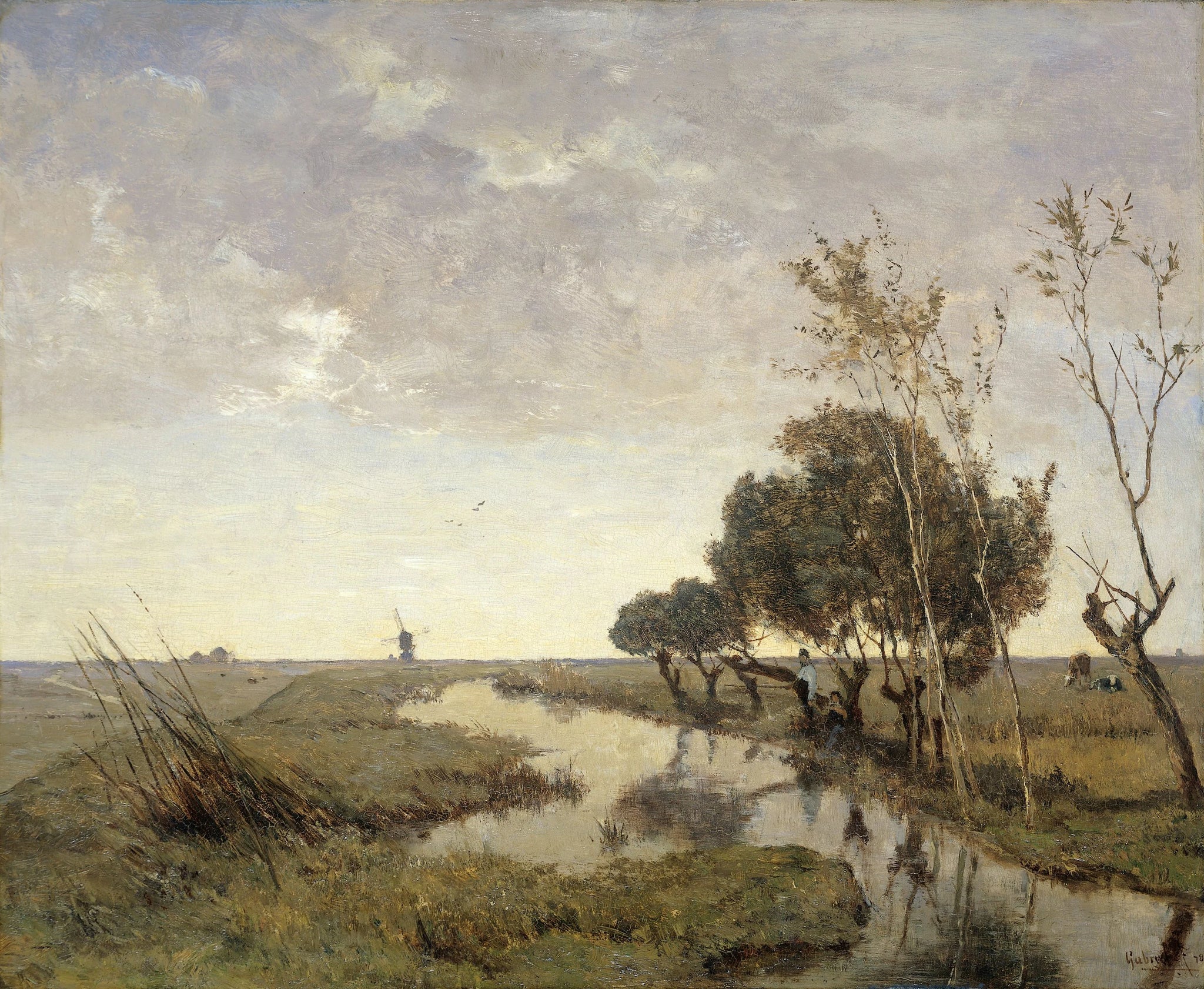 Un abreuvoir près d'Abcoude - Paul Joseph Constantin Gabriël