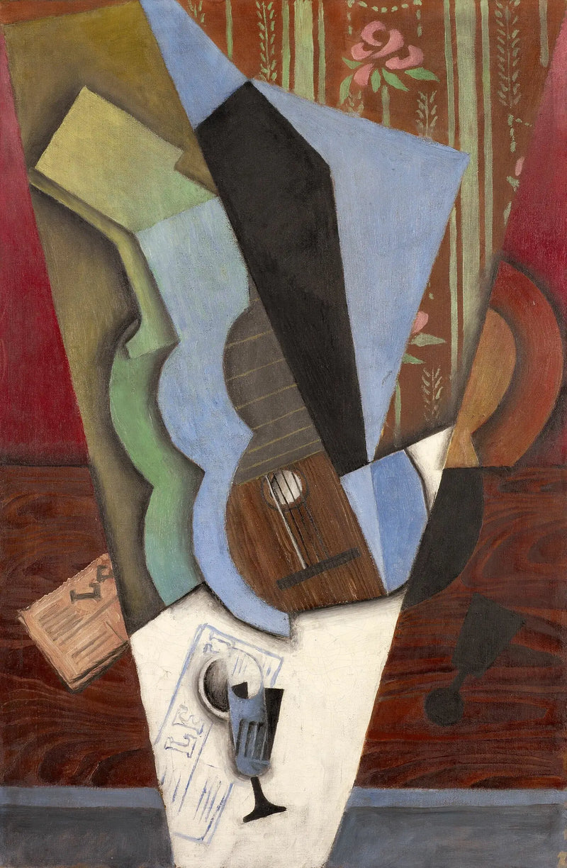 Abstração (Guitarra e Vidro) - Juan Gris