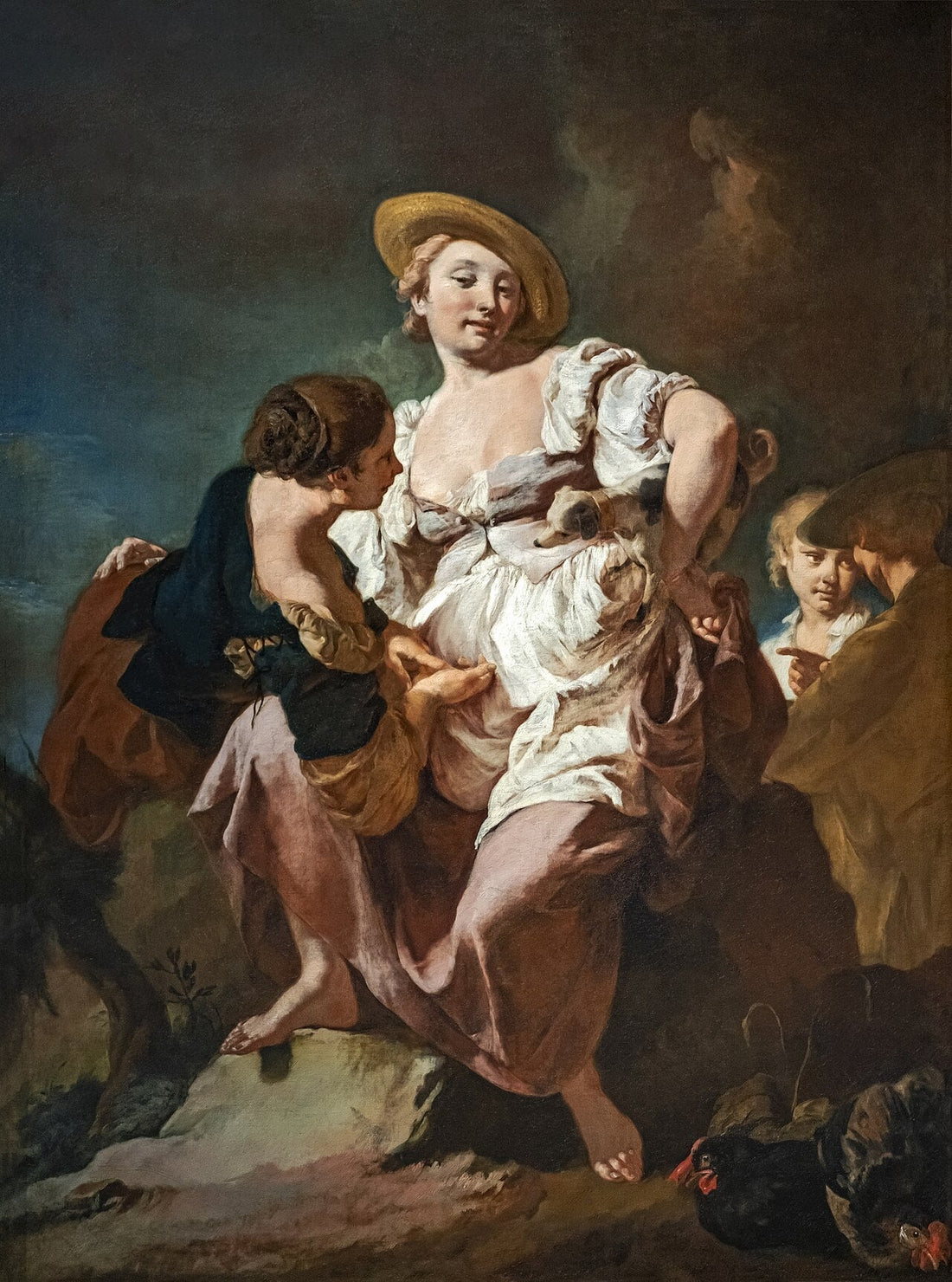 Académie - A Adivinhadora 1740-1745 - Giambattista Piazzetta - Giovanni Battista Piazzetta