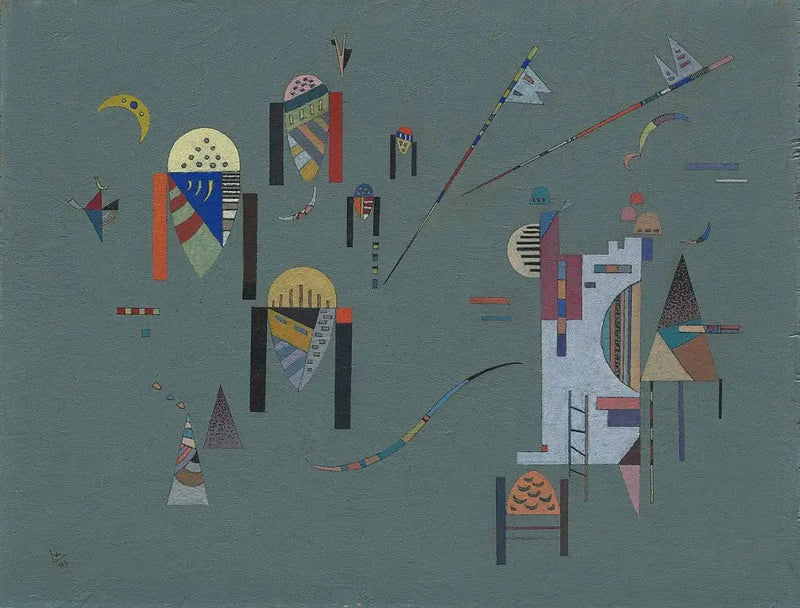 Acenos verticais - Vassily Kandinsky