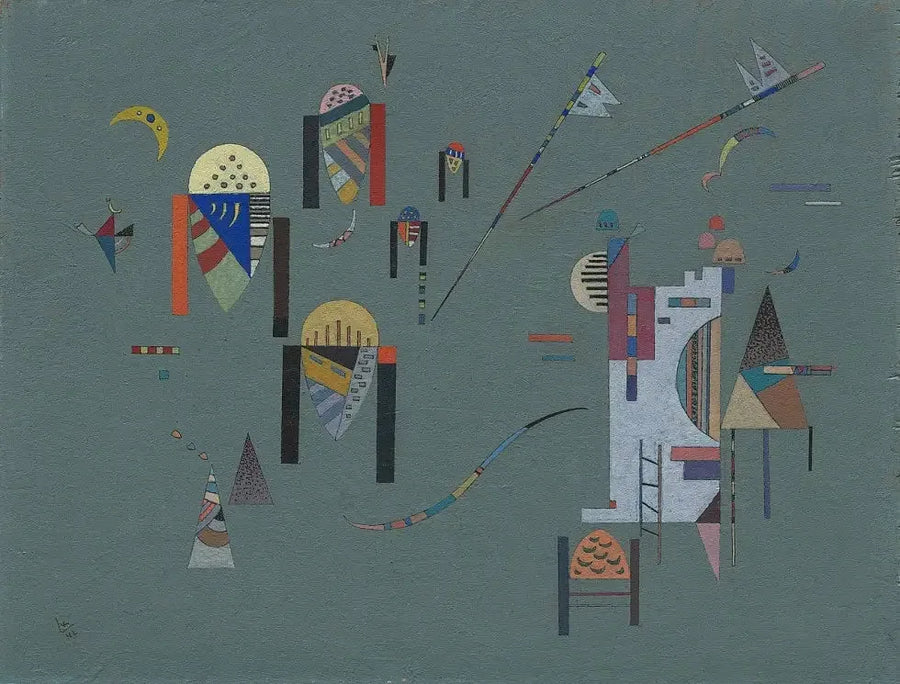 Acenos verticais - Vassily Kandinsky
