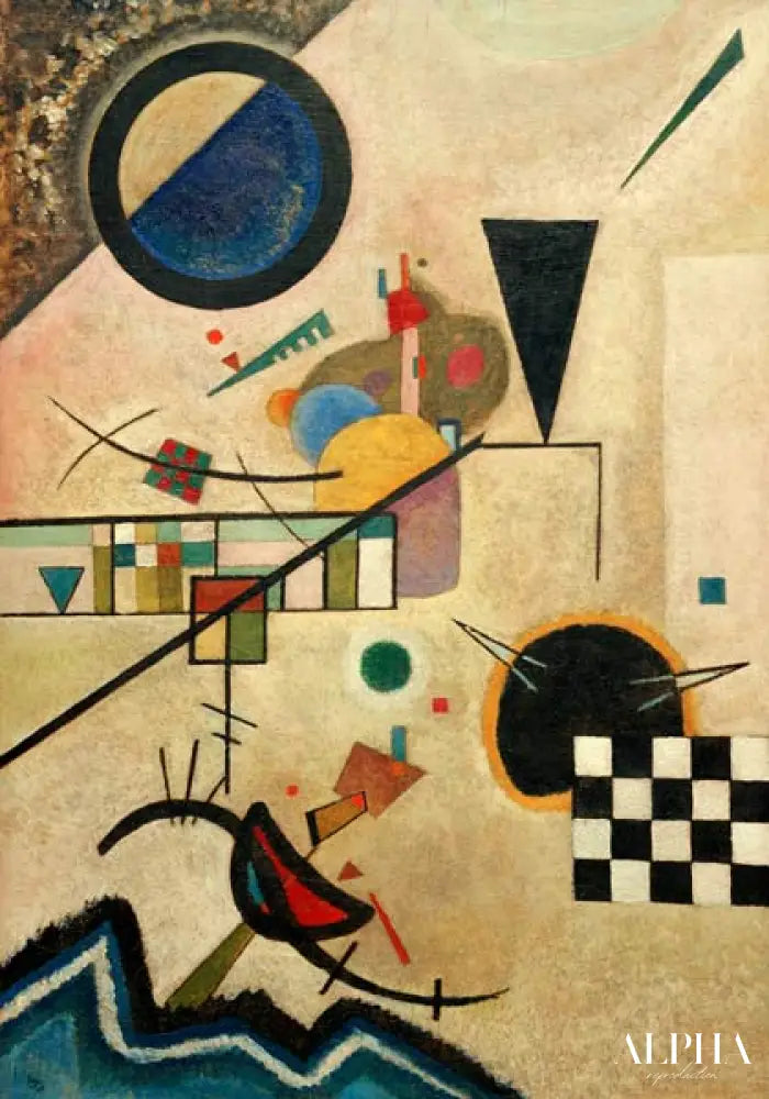 Accords opposés - Vassily Kandinsky - Reproductions de tableaux et peintures haut de gamme