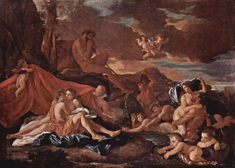 Ácis e Galatéia - Nicolas Poussin