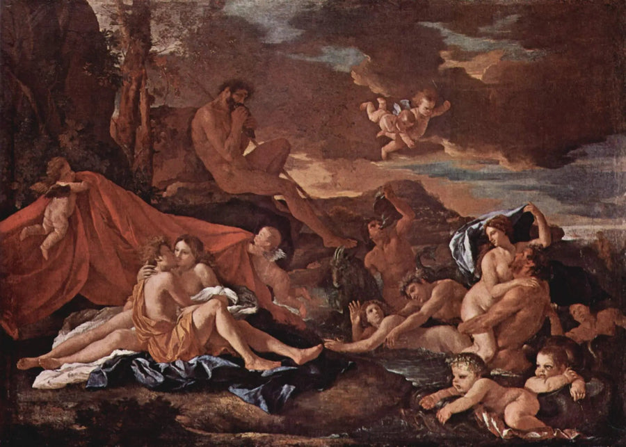 Ácis e Galatéia - Nicolas Poussin