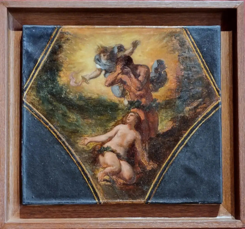 Adão e Eva - Eugène Delacroix