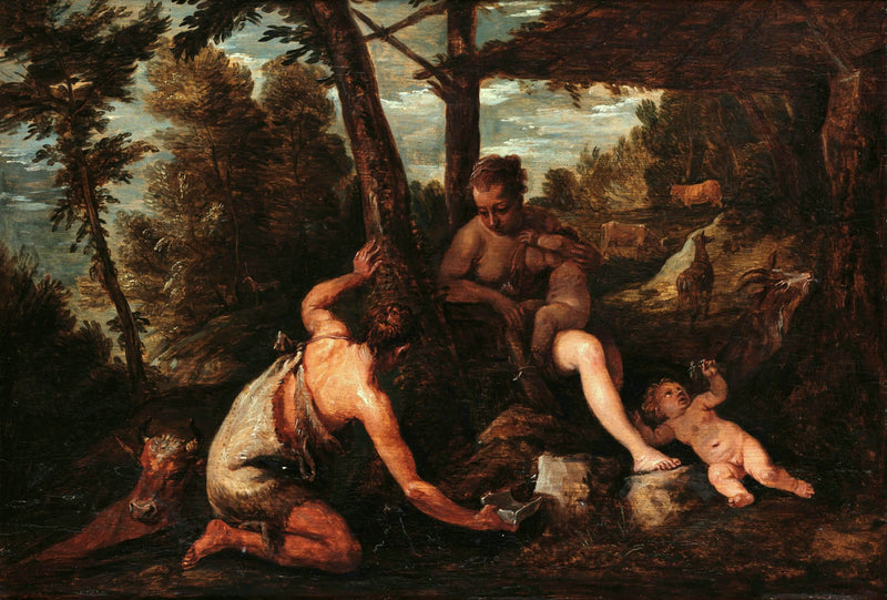 Adão e Eva expulsos do Paraíso - David Teniers, o Jovem
