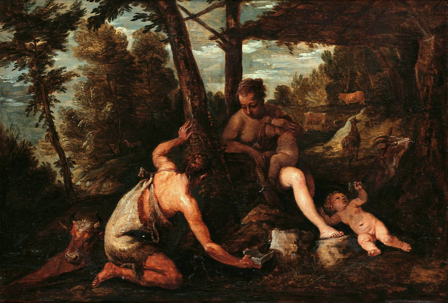 Adão e Eva expulsos do Paraíso - David Teniers, o Jovem