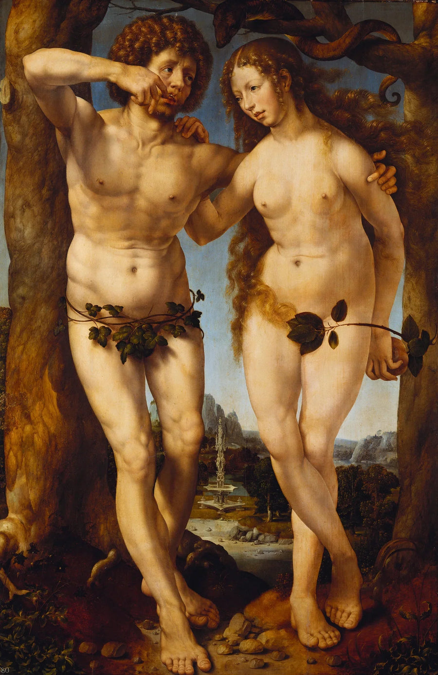 Adão e Eva - Jan Gossaert