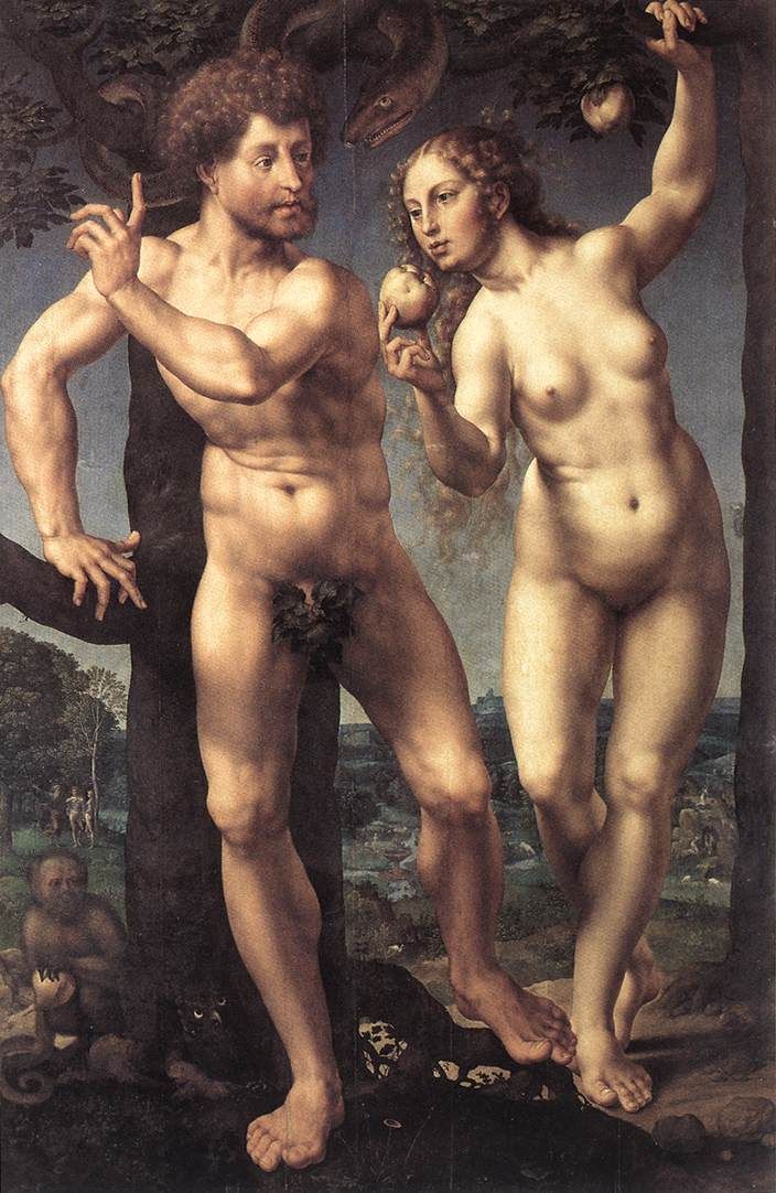Adão e Eva - Jan Gossaert