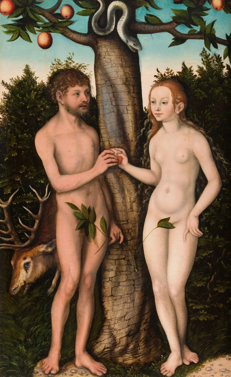 Adão e Eva - Lucas Cranach, o Velho