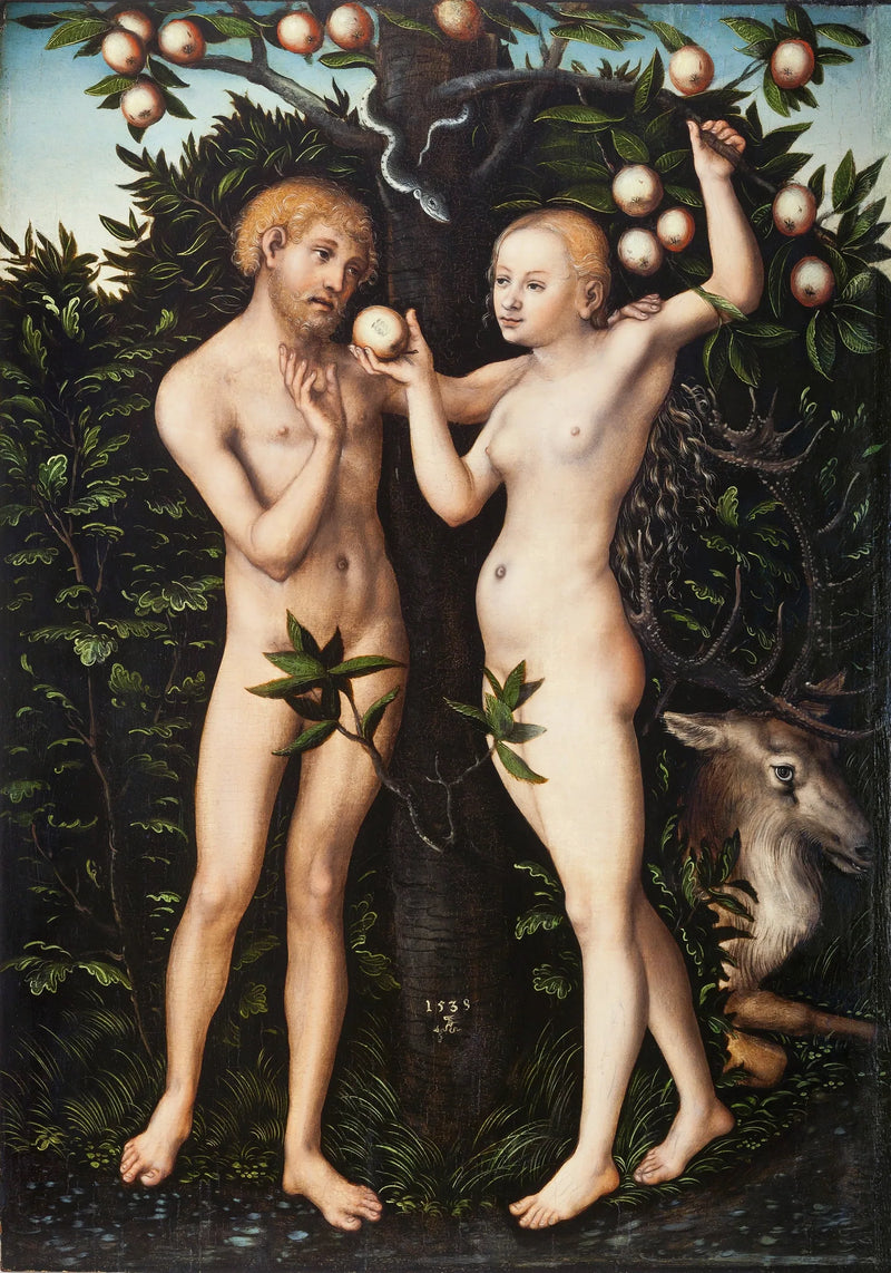 Adão e Eva - Lucas Cranach, o Velho