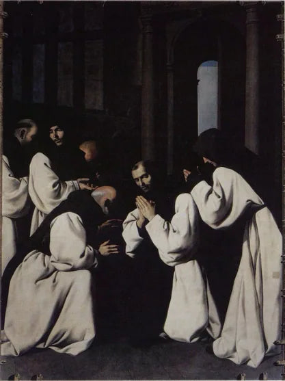 Adeus do Pai Juan de Carrión - Francisco de Zurbarán