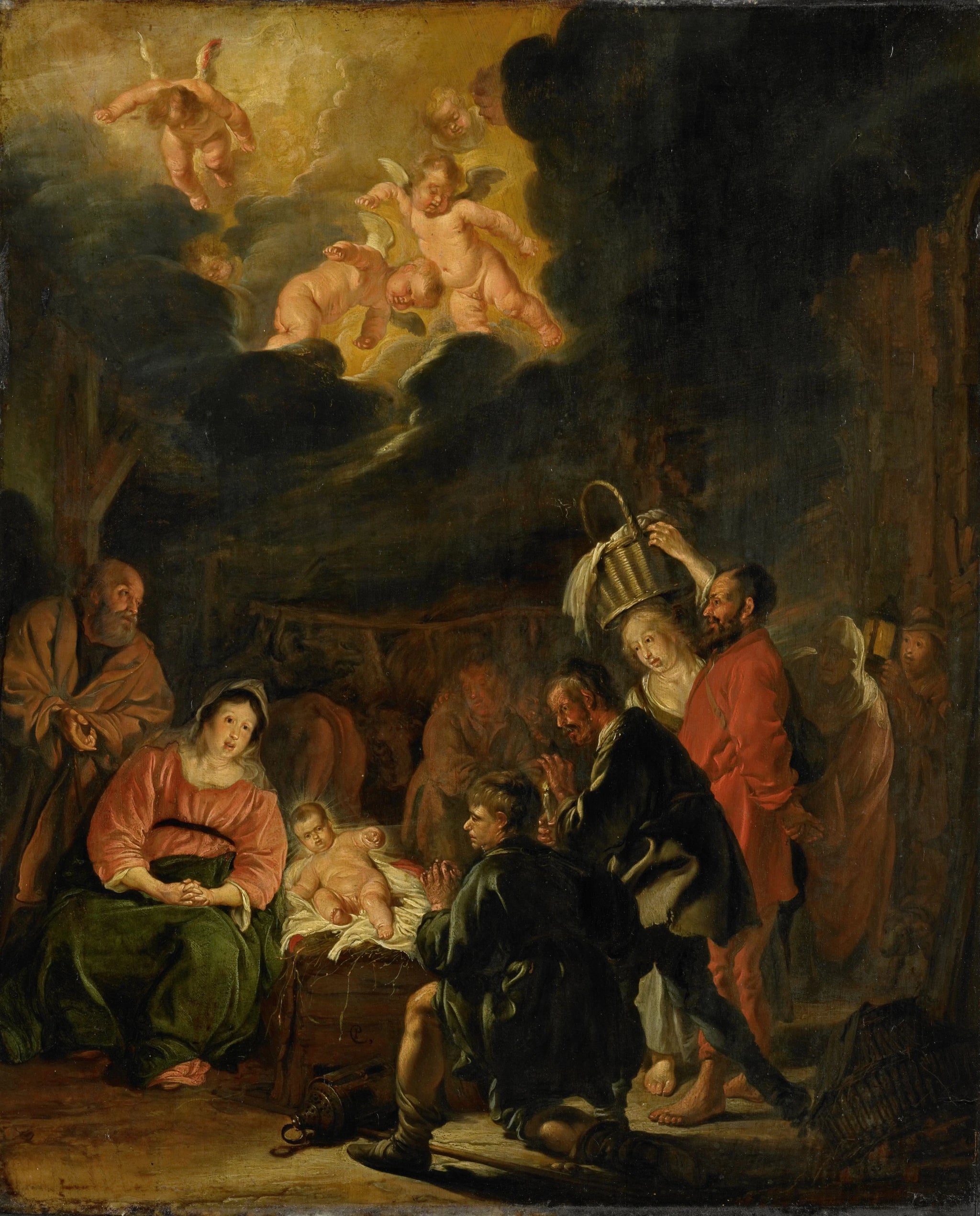 L'Adoration des bergers - Pieter Codde