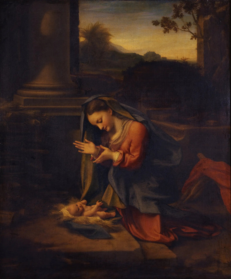 Adoração do Menino - Antonio da Correggio
