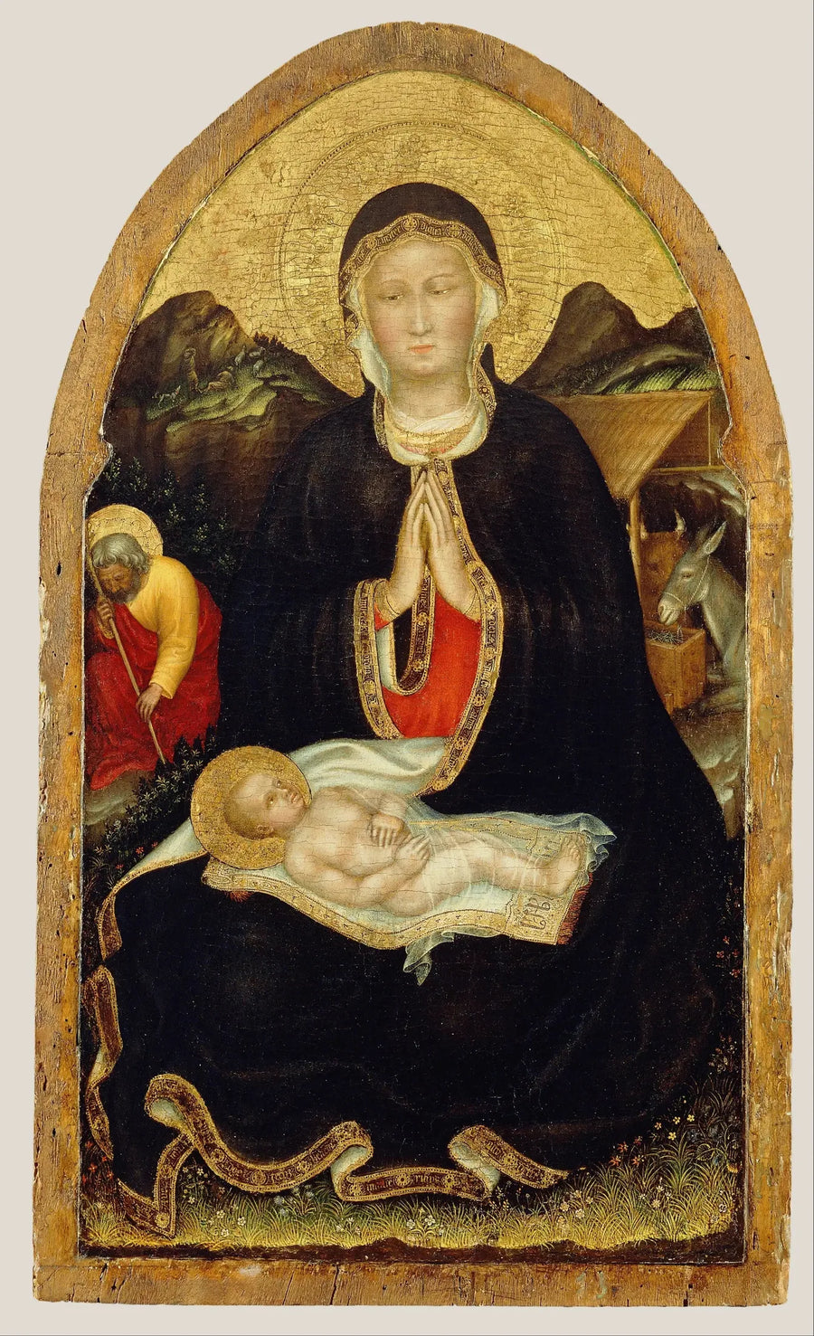 Adoração do Menino Jesus - Gentile da Fabriano