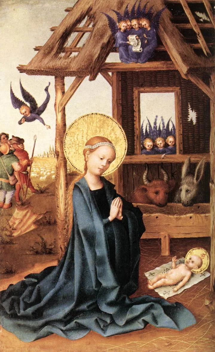Adoração do Menino Jesus - Stefan Lochner
