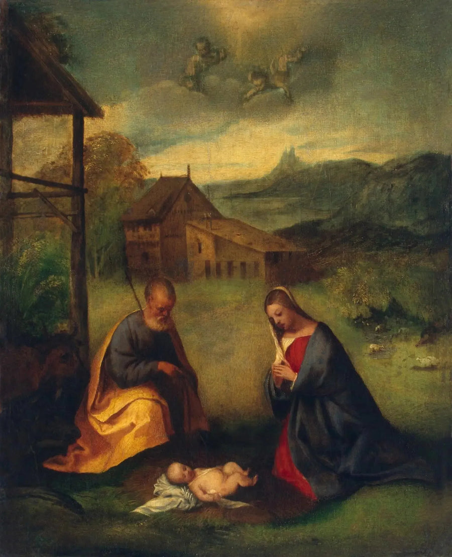 Adoração do Menino - Titian