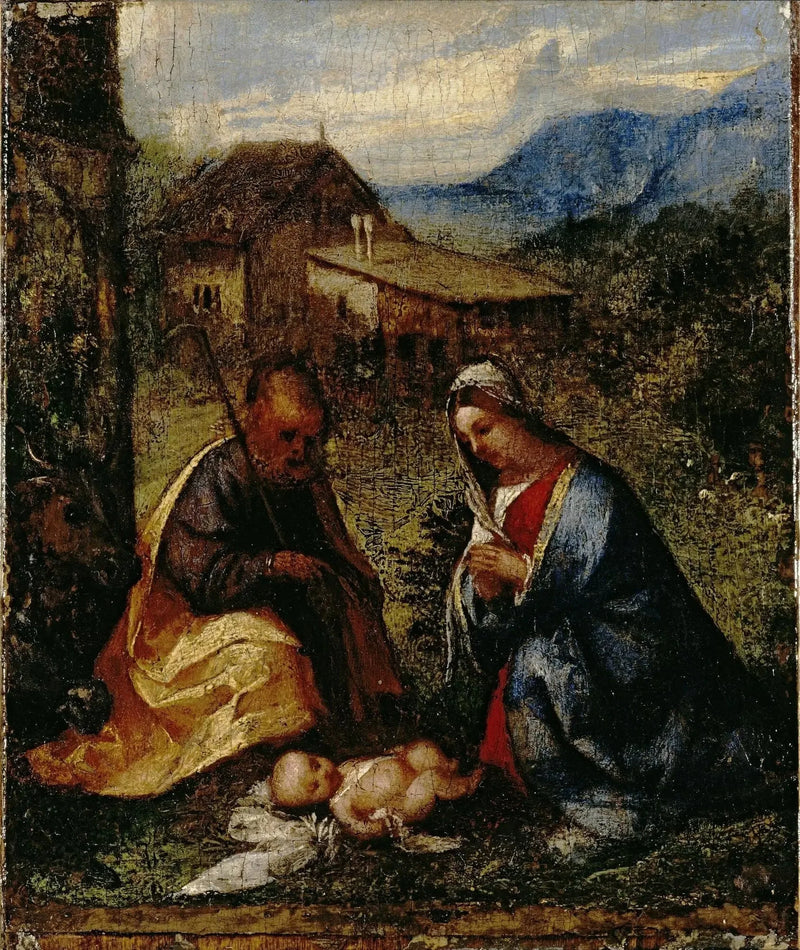 Adoração do Menino - Titian