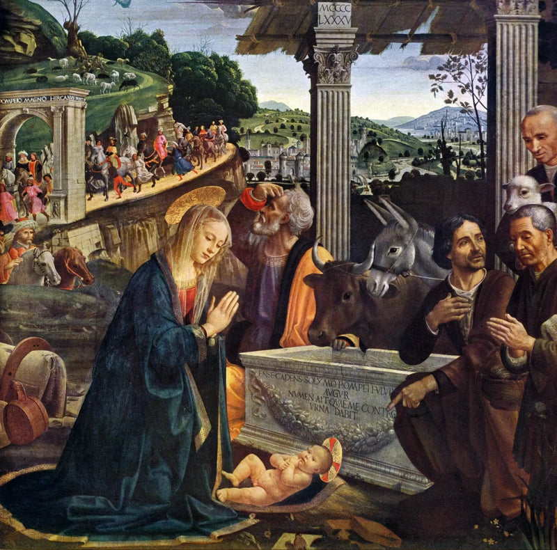 Adoração dos pastores - Domenico Ghirlandaio