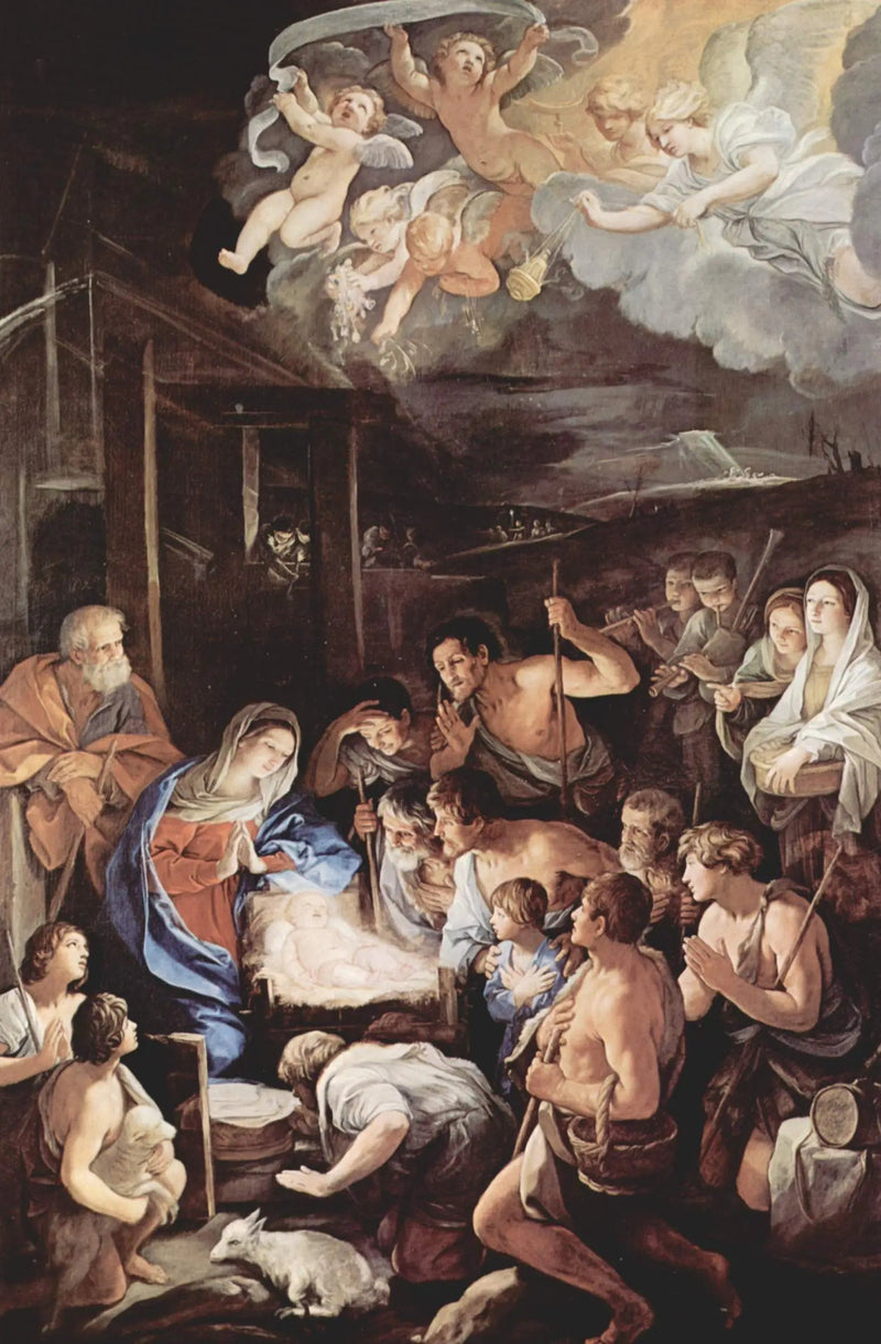 Adoração dos pastores - Guido Reni