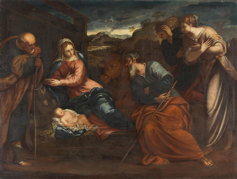Adoração dos pastores - Jacopo Tintoretto