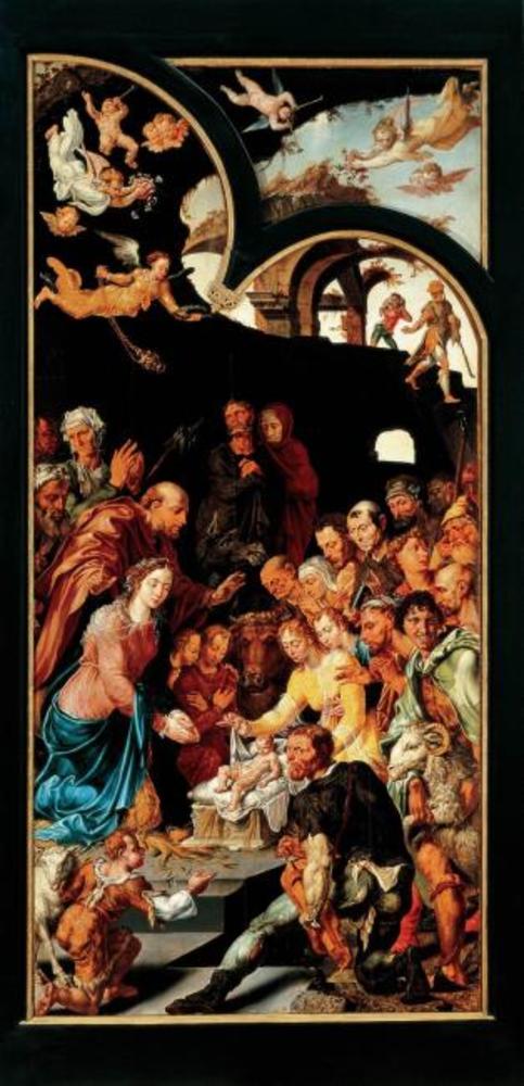 Adoration des bergers - Maarten van Heemskerck