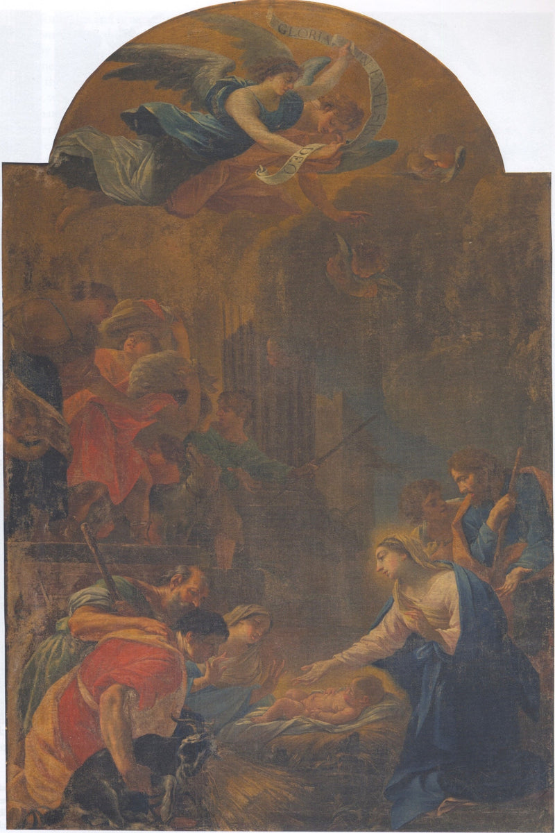 Adoração dos pastores - Simon Vouet