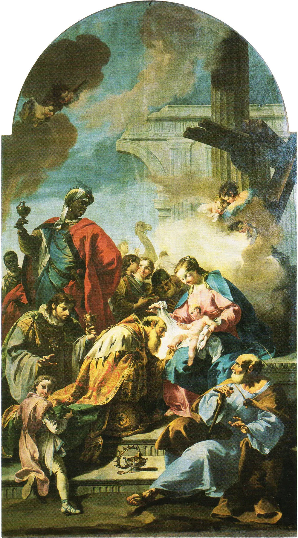 Adoração dos Magos - Giovanni Battista Pittoni