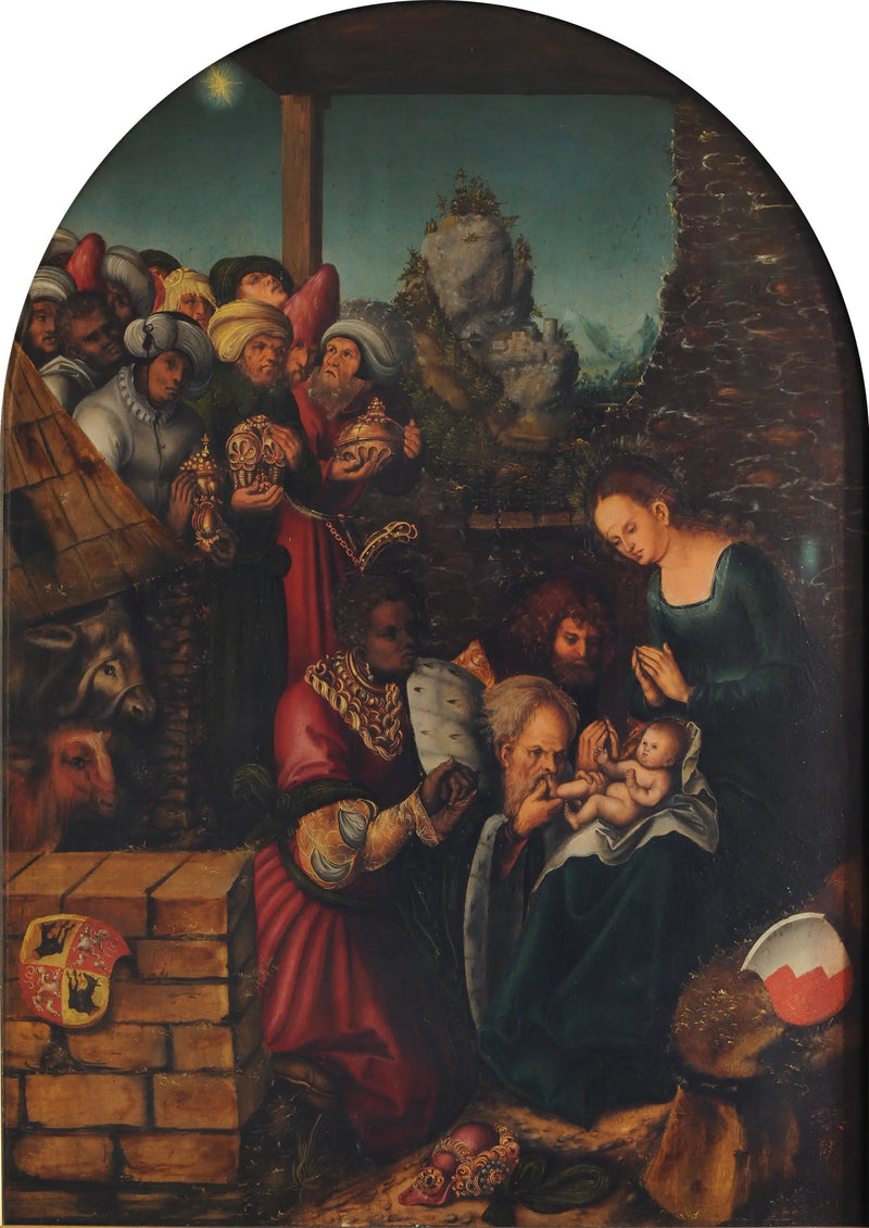Adoração dos Magos - Lucas Cranach, o Velho