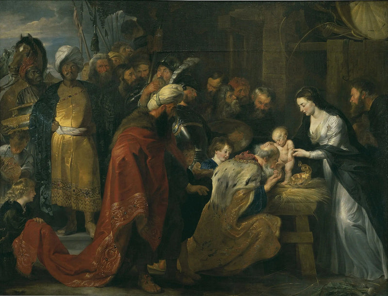 Adoração dos Três Reis Magos - Peter Paul Rubens