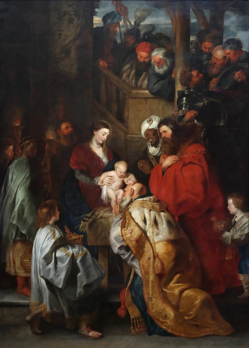 Adoração dos Três Reis Magos - Peter Paul Rubens