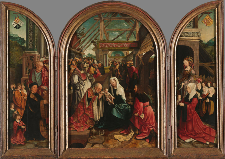 L'Adoration des Trois Rois - Jacob Cornelisz van Oostsanen