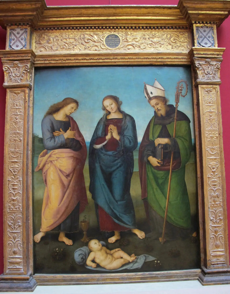 adoração do menino - Pietro Perugino