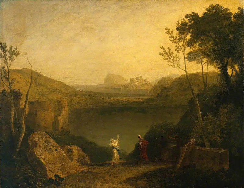 Eneias e a Sibila, Lago Avernus - J. M. W. Turner