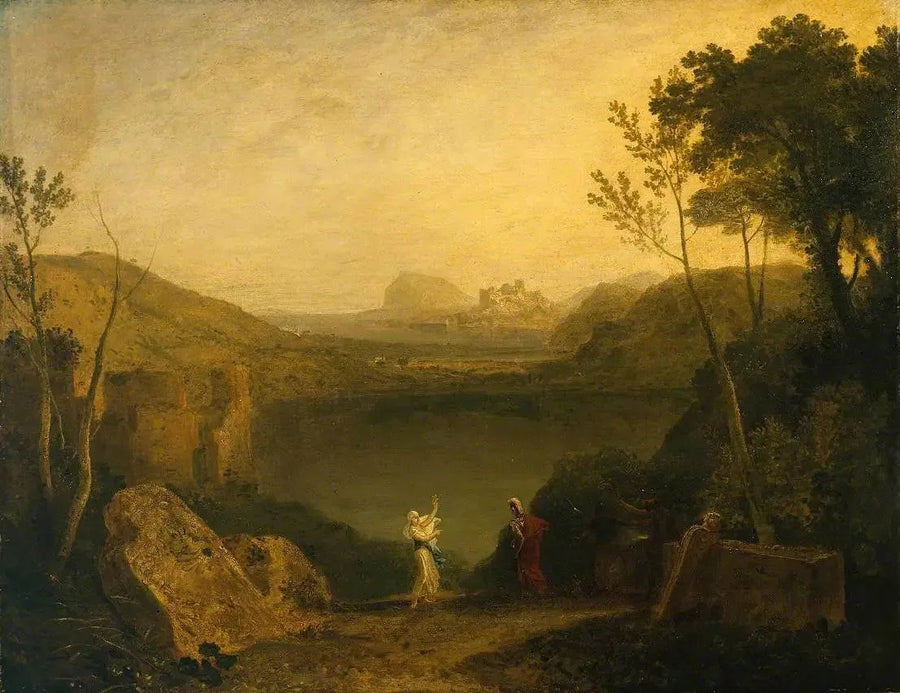 Eneias e a Sibila, Lago Avernus - J. M. W. Turner