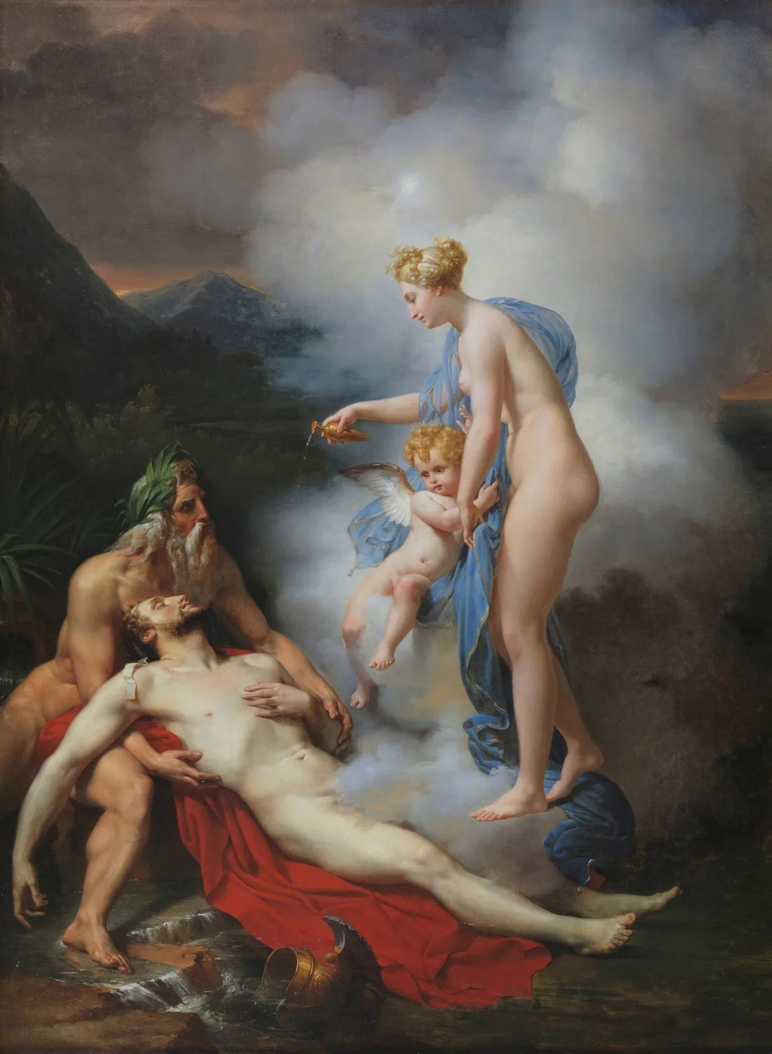 Aeneas Becomes a God - Merry-Joseph Blondel