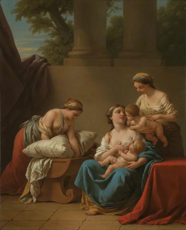 Afeição materna - Louis Jean François Lagrenée