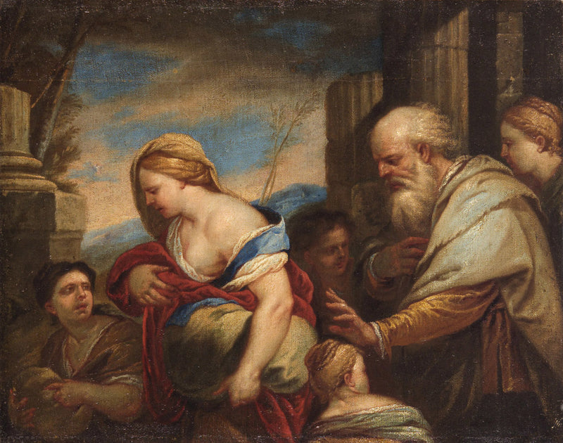 Agar perseguida por Abraham - Luca Giordano